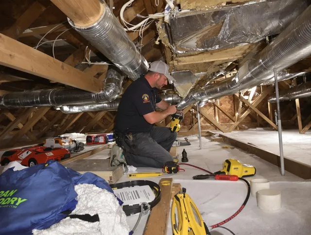 Professional air duct repair by Carver Air Duct Cleaning in Carver