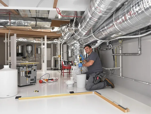 Professional duct sealing service by Carver Air Duct Cleaning in Carver