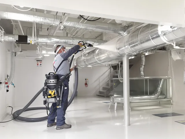 Professional central duct cleaning by Carver Air Duct Cleaning in Carver