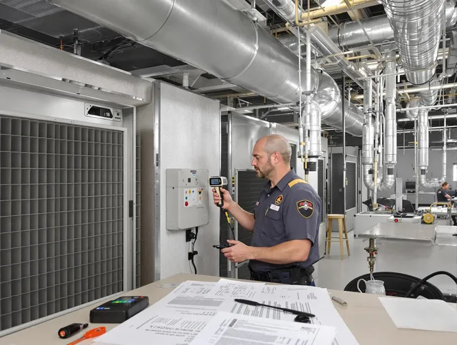 Professional filter system inspection by Carver Air Duct Cleaning in Carver
